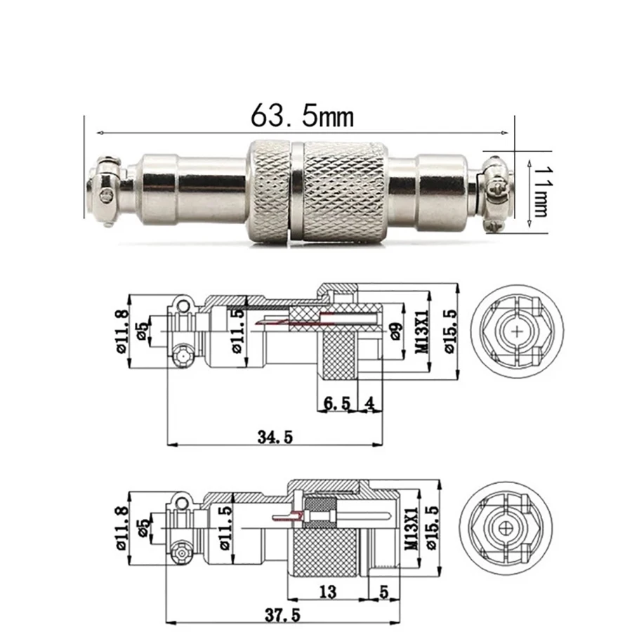 EClyxun 1 комплект GX12 XLR 2 3 4 5 6 7 контактный стыковочный разъем штекер гнездо 12 мм