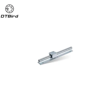 

2pcs SBR10 L 200mm linear shaft rail support with 4pcs SBR10UU linear motion auminum bearing sliding block router part