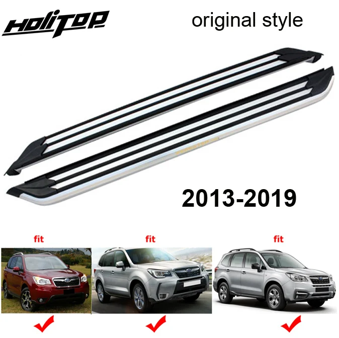 

New arrival nerf bar running board side step bar for SUBARU Forester 2013-2018, original style,thicken aluminum alloy,load 300kg