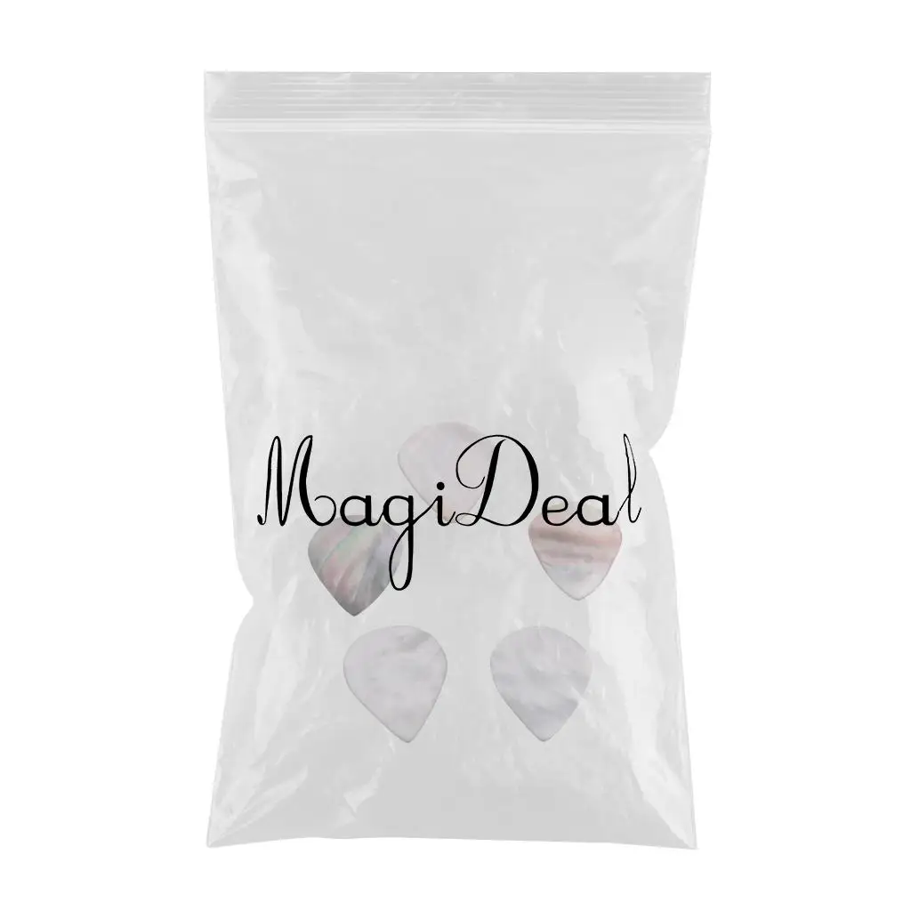 MagiDeal 5 Pieces Electric Guitar Pick Acoustic Music Picks Plectrum Shell Felt Picks Ukulele Guitar 1.2mm Plectrums Pick    
