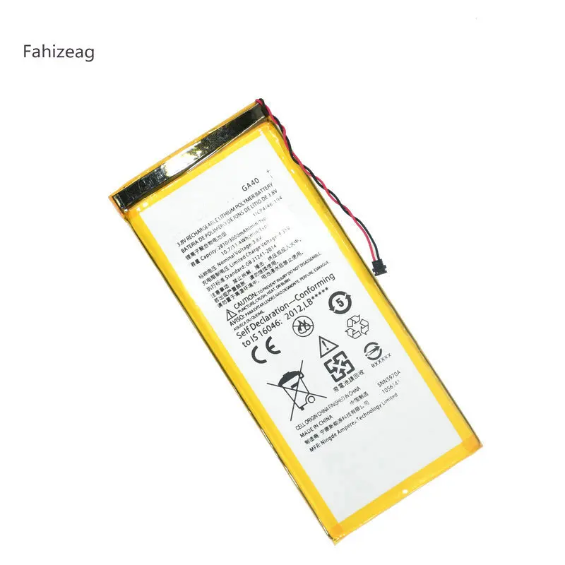 Fahizeag 3000 мА/ч Батарея GA40 Замена для Motorola Moto G4 плюс XT1625 XT1622 XT1644 XT1642 XT1640