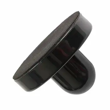 

96mm Air Hockey Table Felt Pusher Mallet Goalies with 1pc 63mm Puck Black BHD2