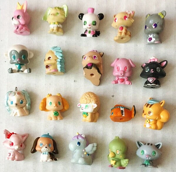 Free shipping 15pcs/lot Jewel pet Doll variety of Gashapon toysdoll