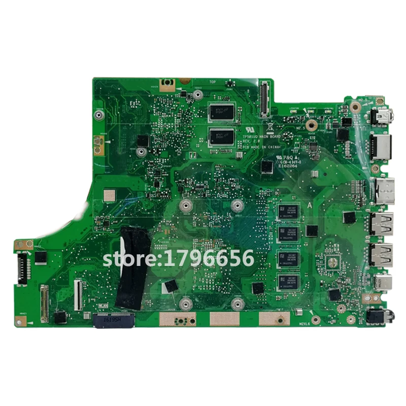 TP501UQ Bo Mạch Chủ I7 7500U GT940M Cho Asus TP501UB TP501UQ TP501U TP501  Laptop Bo Mạch Chủ TP501UQK Test Mainboard OK|Motherboards| - AliExpress