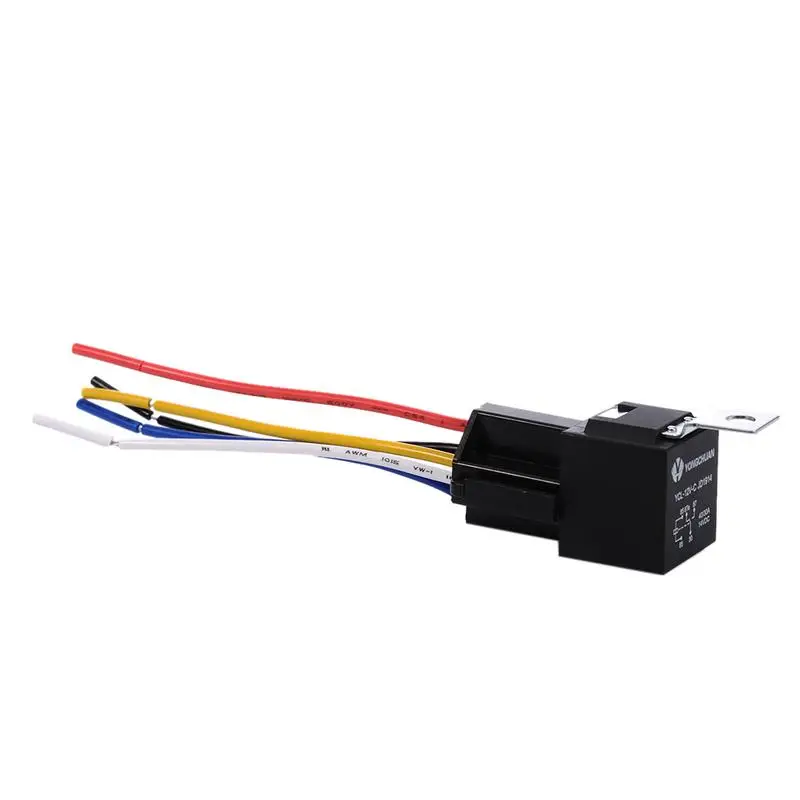 SPDT 5 Pin Wire автомобильные реле гнезда DC 12 V Volt 40A AMP YCL 12V C JD1914 для автомобиля