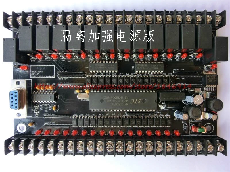

Free shipping PLC industrial control board FX2N-30MR FX2N30MR PLC microcontroller 51/isolation/strengthen power version control