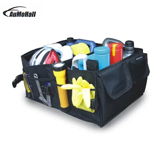 Aumohall Car Organizer Boot Bags Folding Storage Box Trunk Bag Vehicle Toolbox Multi Use Interior Accessories In Rear Racks From