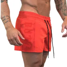 Новые быстросохнущие шорты мужские короткие свободные брюки фитнес бодибилдинг; бег мужские брендовые прочные Спортивные штаны Фитнес тренировки Короткие