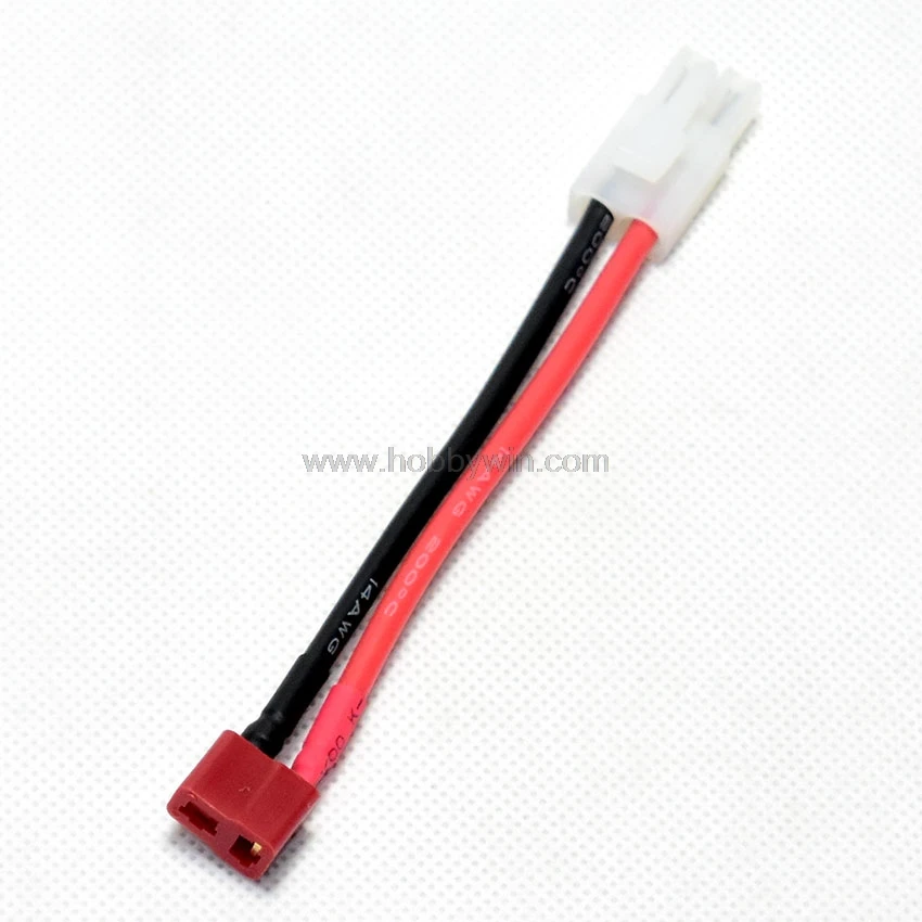 

T-plug Female convert to Big tamiya Male 14awg silicone wire 100mm RC Battery Motor Esc connector adaptor