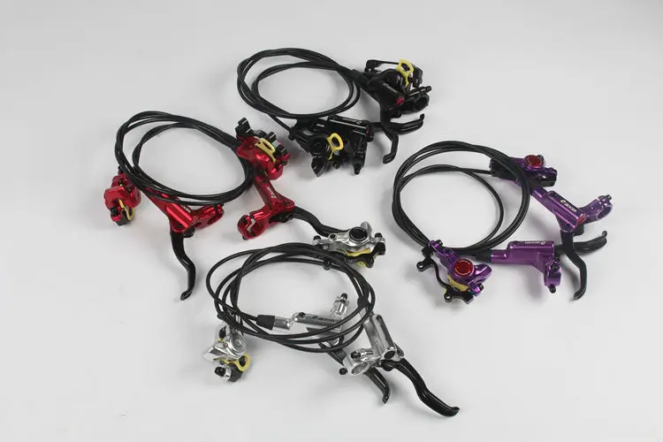 

free shipping new Taiwan ZOOM HB-875 Bicycle Brake Mtb Hydraulic Brake Kit 750/1350 mm Bicycle Disc Brake Bike Parts 620G/pair