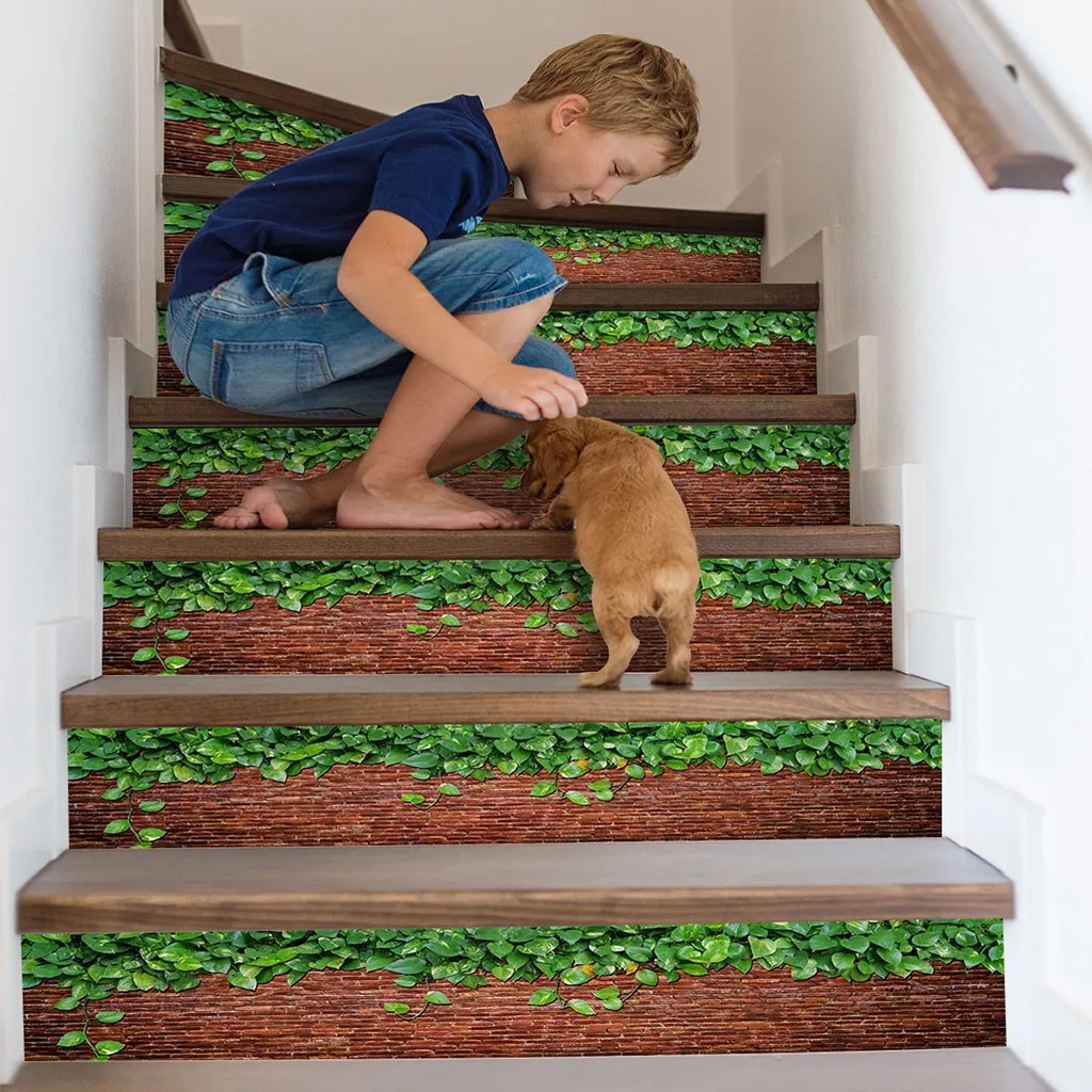 

New 3D Simulation Stair Stickers Waterproof Wall Stickers DIY Home Decor Wholesale&Dropshipping Adesivo murale#30