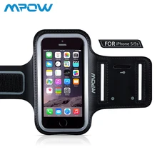 Mpow спортивная повязка на руку для 5,5 дюймовых мобильных телефонов с ключом/держателем для наушников для бега с защитой от пота, чехол на ремне для iphone