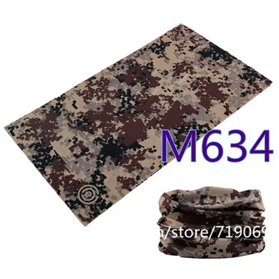 634 M601-650 бесшовная шапочка снуд Головные уборы шеи магия бандана шарф souк Кепки глушитель Бандана с УФ-защитой шарфы хиджаб - Цвет: 634