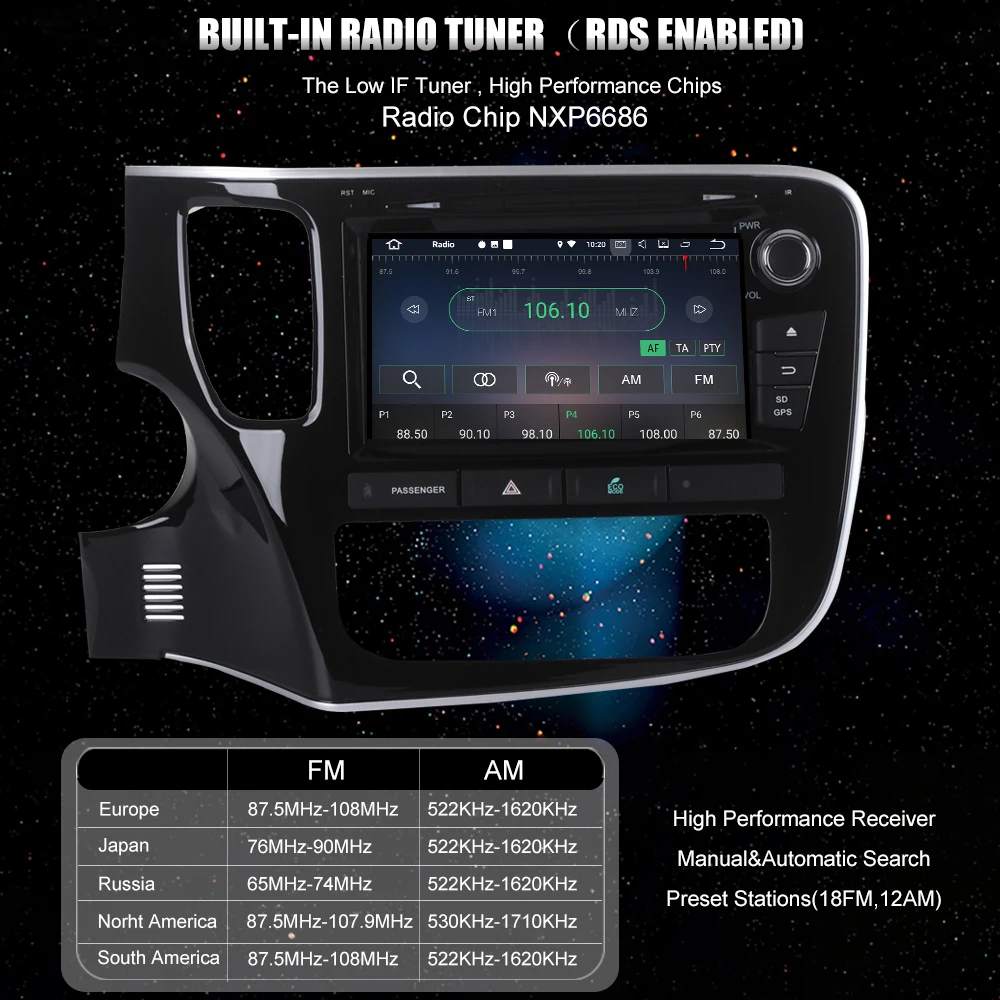 Excellent 8" Android 8.1 Car DVD Player GPS Navi for Mitsubishi Outlander 2014-2016 Car 2 din radio multimedia 2Gb+32Gb quad core 64bit 16