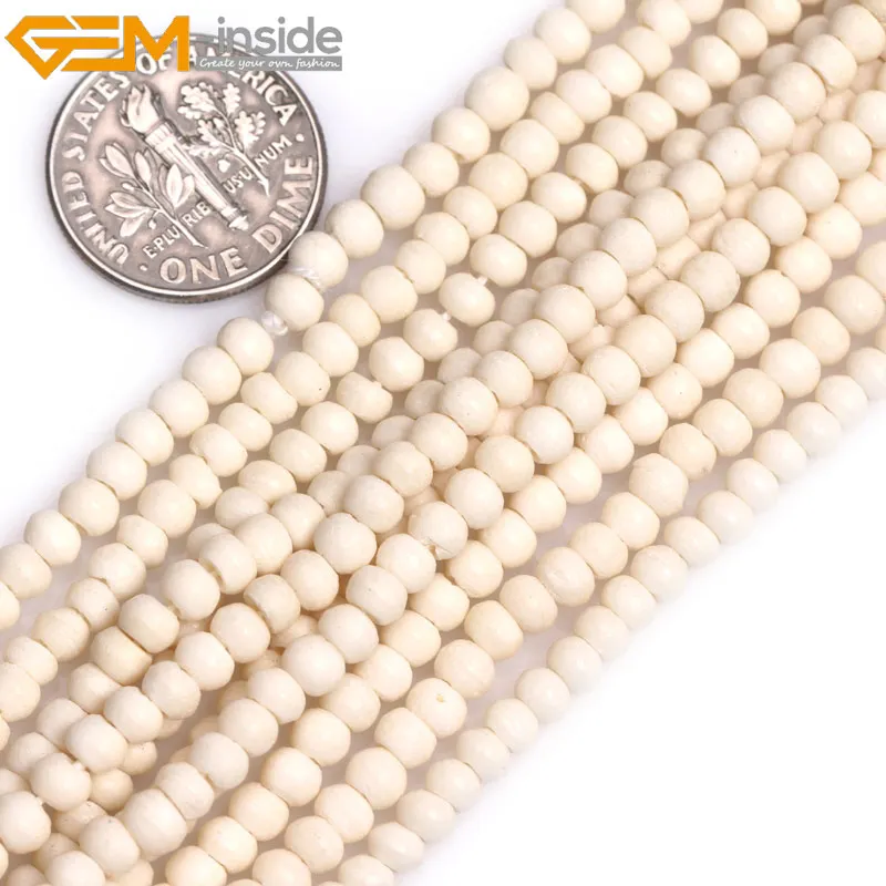 Нить с большим отверстием Rondelle Donuts Heishi Spacer Beads крем для загара Белый Черный