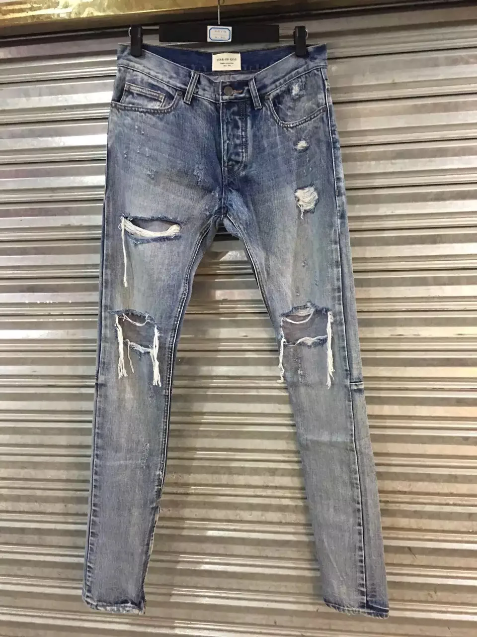 fake fear of god jeans