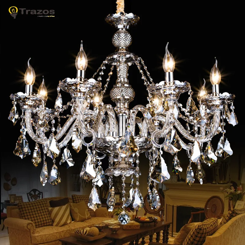 Modern LED Chandelier decor home lighting fixture dinner party ceiling lamp lustres de sala de cristal wedding chandelier