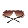 HBK-gafas de sol de gran tamaño para mujer, anteojos de sol femeninos con gradiente, de marca Vintage, estilo veraniego, con protección UV, 2022 ► Foto 3/6
