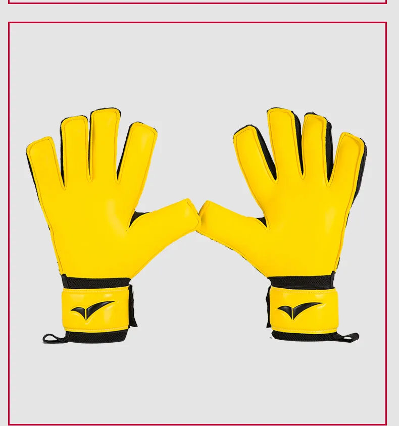 Дропшиппинг, вратарские перчатки, есть защитные стержни для пальцев, футбольные латексные футбольные вратарские перчатки для детей и взрослых, размер 6-10