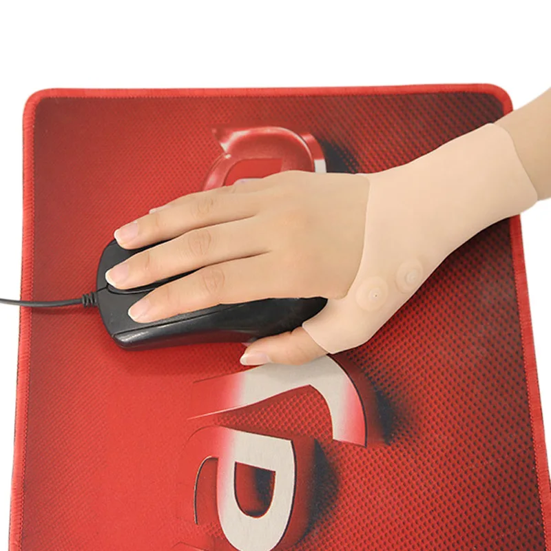 

1pcs Silicone Gel Magnetic Therapy Wrist Thumb Support Gloves Arthritis Pressure Corrector Gloves EDF88