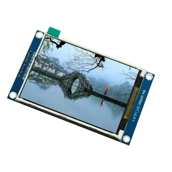 

2.8 inch 8PIN SPI HD TFT LCD Color Screen with Adapter Board ILI9341 Drive IC 240(RGB)*320 No Touch