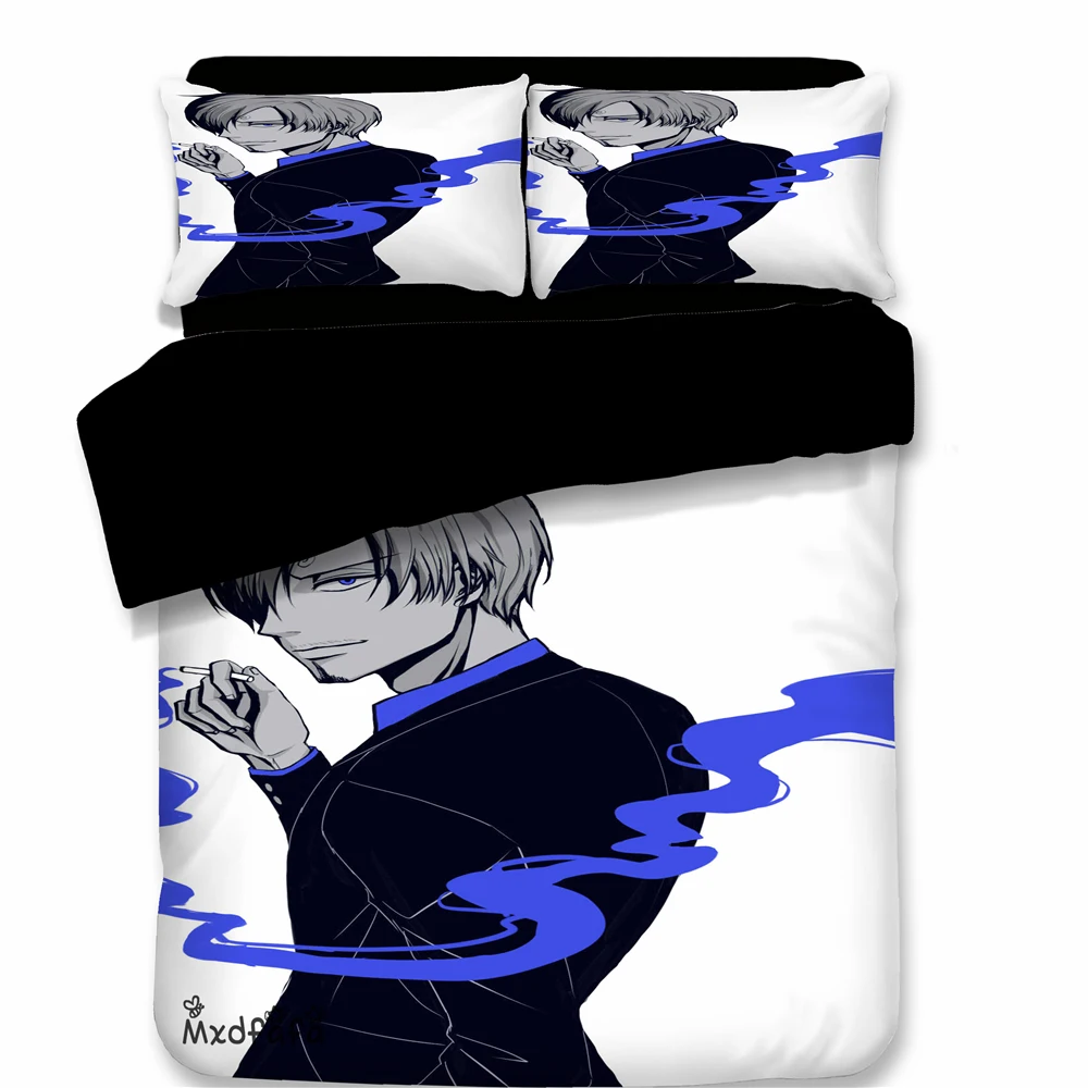 

Japan Anime One Piece Duvet Cover Set Luffy Bedding Set Luxury Cotton Comforter Bed Set Include 1 Duvet Cover and 2 Pillowcase
