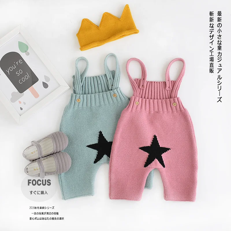 Baby Clothes Baby Rompers Pants Winter Sweater Baby Overalls Boys Girls