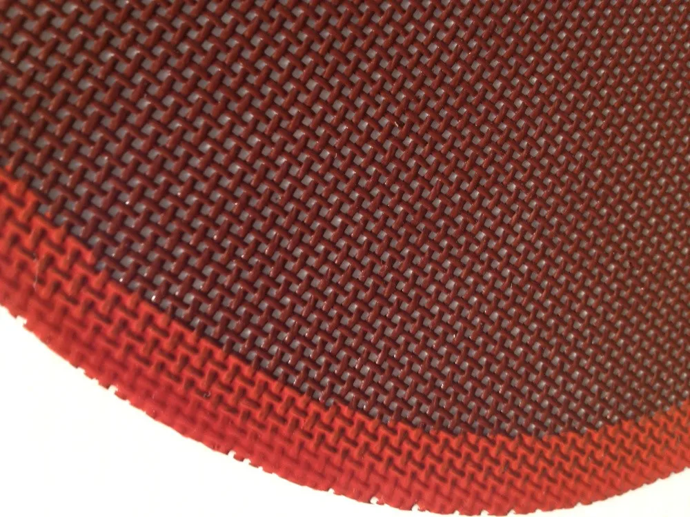7,5-9,5 дюймовая круглая сетка для пиццы, антипригарная многоразовая силиконовая форма для выпечки пиццы, перфорированная Силиконовая сетка