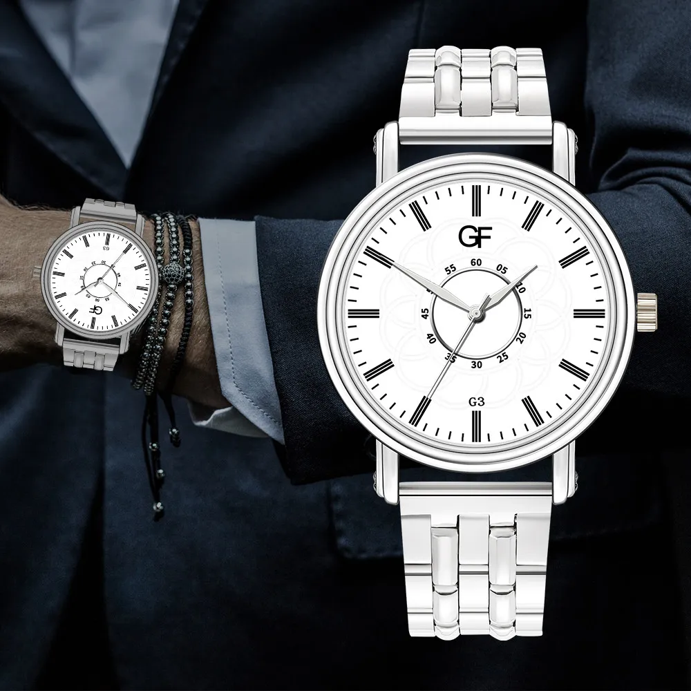 

Featured Men Watch Lux Glass Gemstone Scale Dial Male Quartz Wristwatch Movement Simple Clock Faux Alloy Strap Montre Homme@50