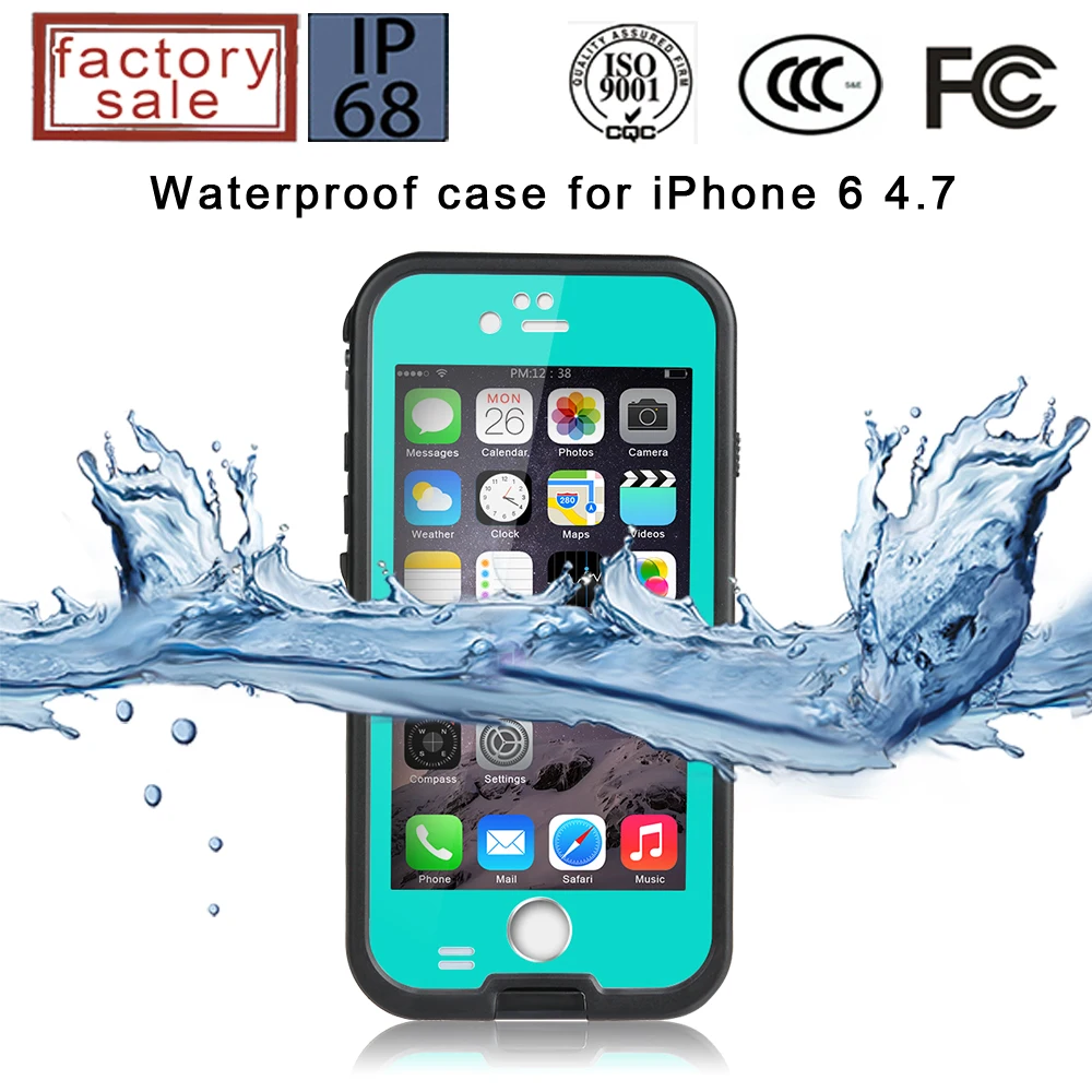 30pcs/lot Original Redpepper XLF series Waterproof Case For IPhone iphone 6s 6splus with Finger Print Capabilty |