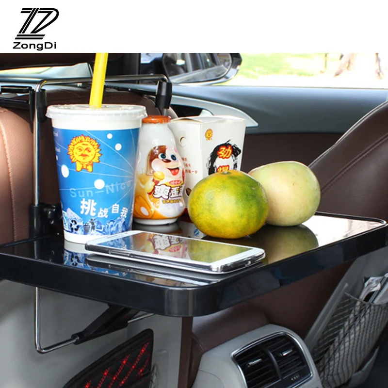 

ZD 1X Car Multifunctional computer stand Tray with drawer For VW polo passat Mitsubishi lancer asx Hyundai i30 ix35 accessories