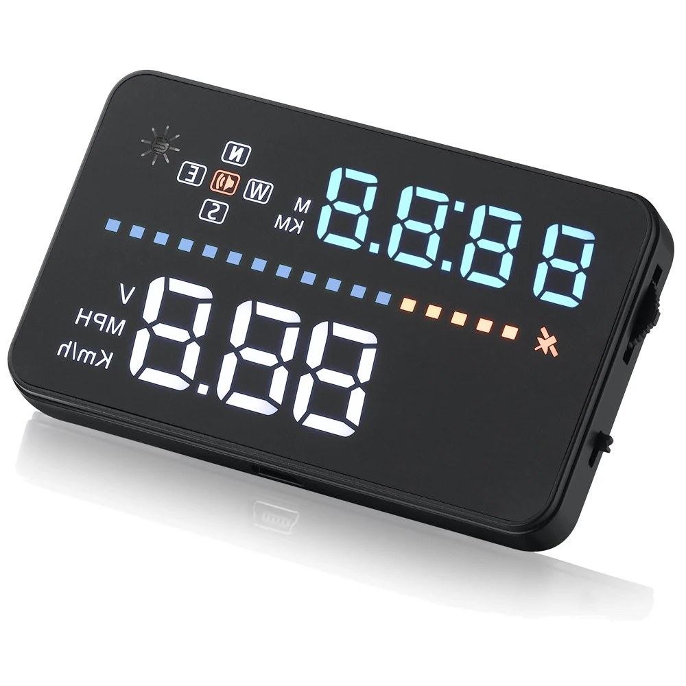 

3.5" Winshield Projector GPS Speedometer A3 HUD Car Head Up Display Digital car speedometer OBD2 Vehicle Speeding Warning