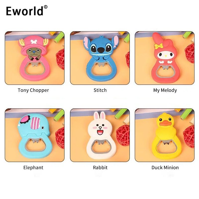 Eworld Мультяшные открывалки для пивных бутылок из нержавеющей стали игрушки