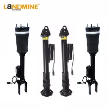 Frete Grátis Mercedes W164 ML GL X164 2 pcs Frente E 2 pcs Traseira Com Sensor de Sistemas de Suspensão a Ar da Primavera 1643204613 1643200625