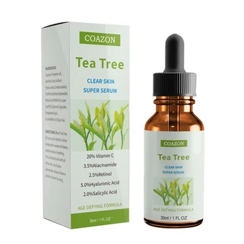 

Tea Tree Oil Moisturizing Anti-Acne Anti-Inflammatory Brighten Skin Tone Face Care Essential Oil 2019