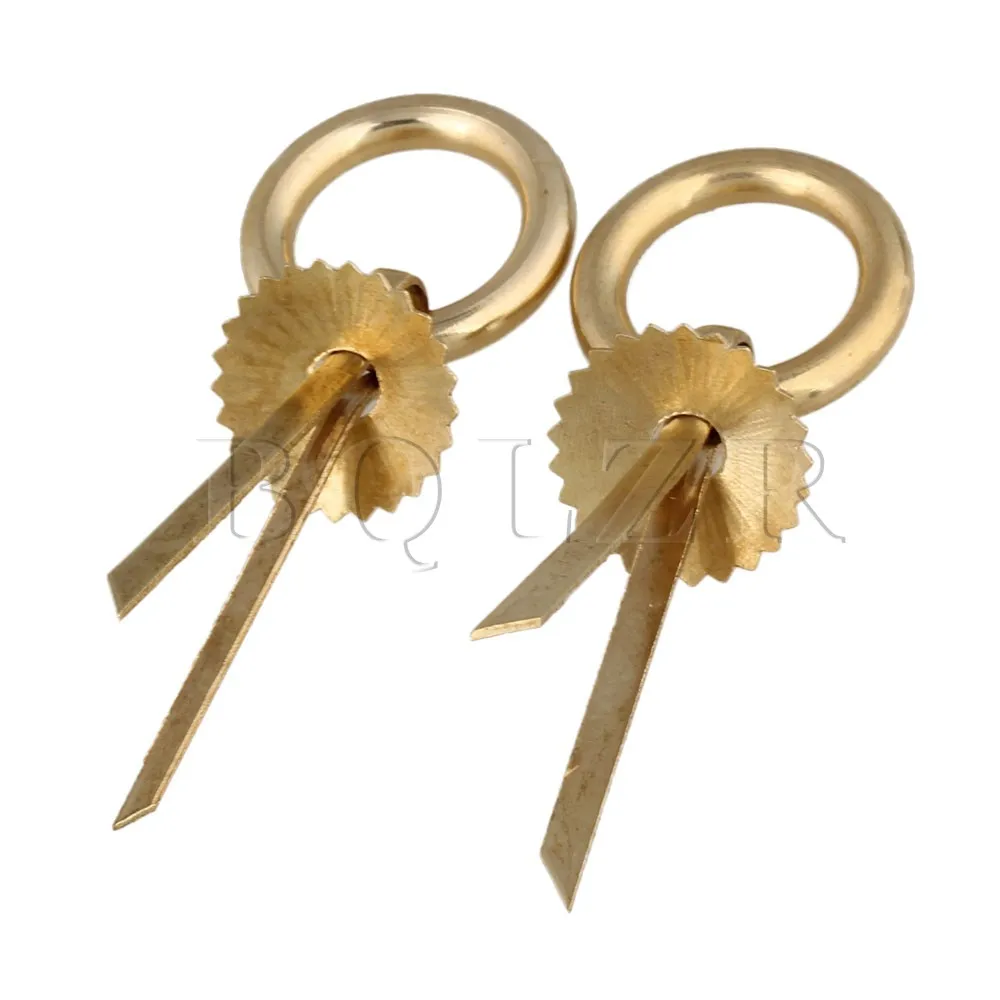 

2x BQLZR Retro Jewelry Box Pull Handle Hardware with U-Shaped Pin 30MM Dia