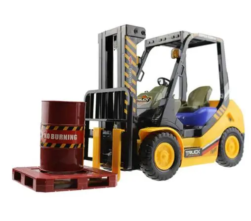 RC Truck Forlift 4WD 6CH Remote Control Fork Shovel Truck Lift Pallets Engineering Vehicle Model Electronic Hobby Toys For Kids
