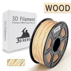 Деревянная нить для 3D-принтера 1,75 мм хорошо подходит для печати древесины Effect модель Нетоксичная древесина 3d нить по Petstyle fafa футболка
