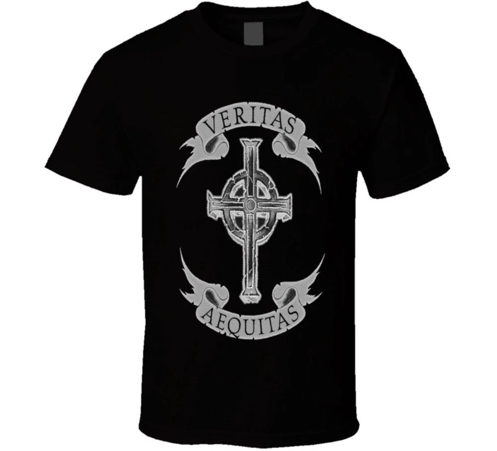 

2019 Male Best Selling BOONDOCK SAINTS IRISH ARMY CATHOLIC CROSS T Shirt Summer Tee Shirt