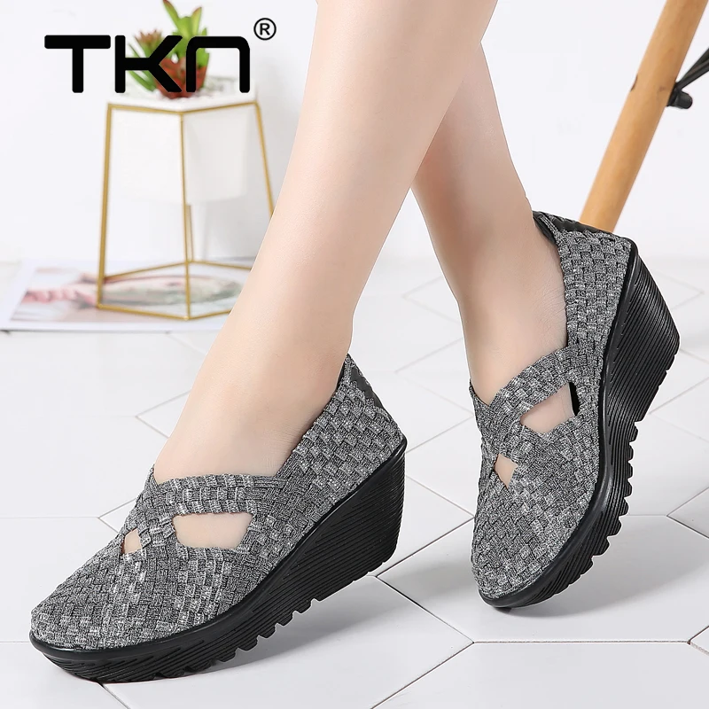women's platform casual shoes