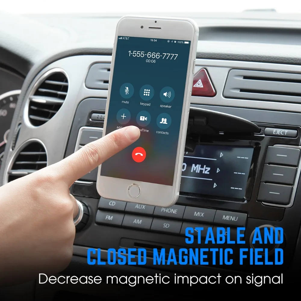 Mpow CA093 CD فتحة سيارة حامل هاتف المغناطيسي العالمي الهاتف المحمول حامل 360 دوران ل الهاتف المحمول GPS اللوحي الوسادة تحت 300 جرام Mpow CA093 CD فتحة سيارة حامل هاتف المغناطيسي العالمي الهاتف المحمول حامل 360 دوران ل الهاتف المحمول GPS اللوحي الوسادة تحت 300 جرام