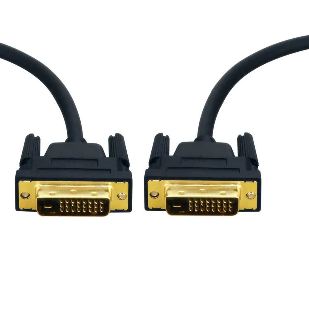 

DVI Cable DVI to DVI-D 24+1 Dual Link Gold Plated Male to Male 1m 2m 3m 5m for Computer Project Monitor Digital Video Cable DVI