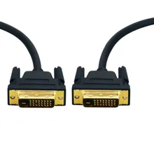 DVI Cable DVI to DVI-D 24+1 Dual Link Gold Plated Male to Male 1m 2m 3m 5m for Computer Project Monitor Digital Video Cable DVI