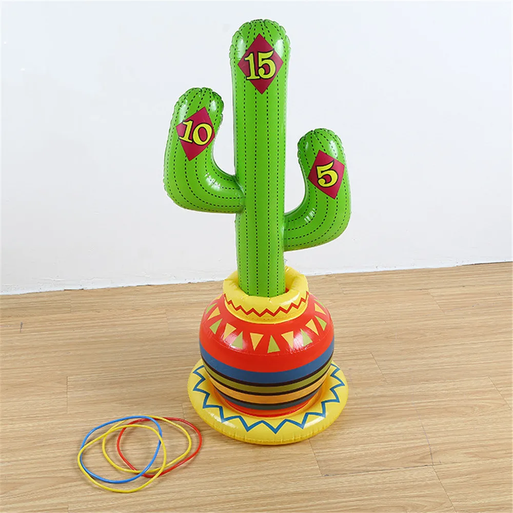 

2018 new cactus water Inflatable toy swimming entertainment fun interactive floating Pool Rafts Summer Toys