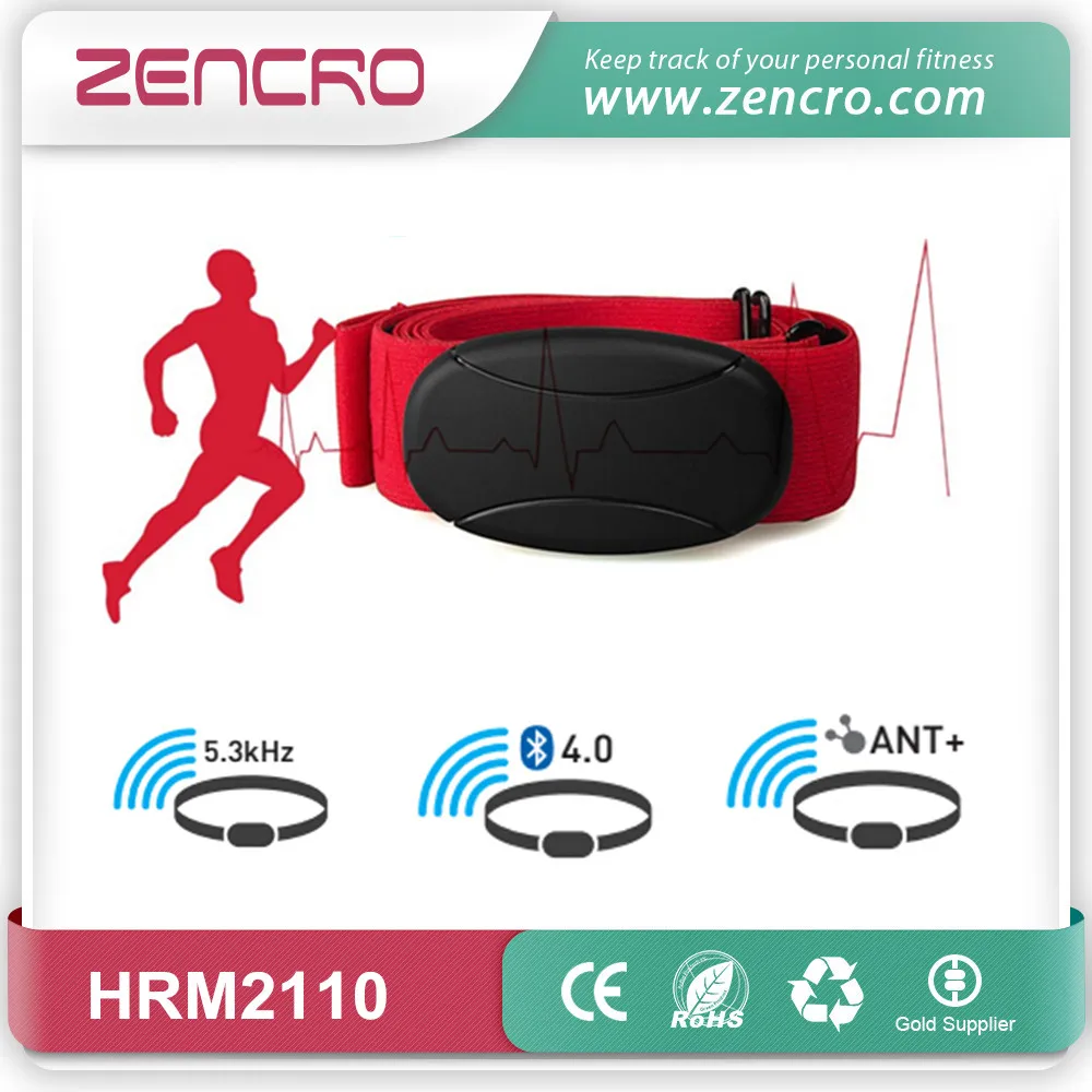 

Digital 5.3kHz Wireless Heart Rate Sensor ANT+ Heart Rate Monitor Bluetooth Heart Rate Chest Belt