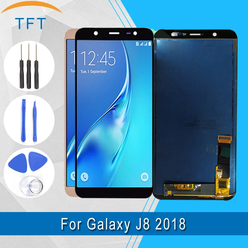 Для samsung Galaxy J8 2018 J810 Экран ЖК-дисплей Дисплей + сенсорный экран SM-J810 J810M Замена с