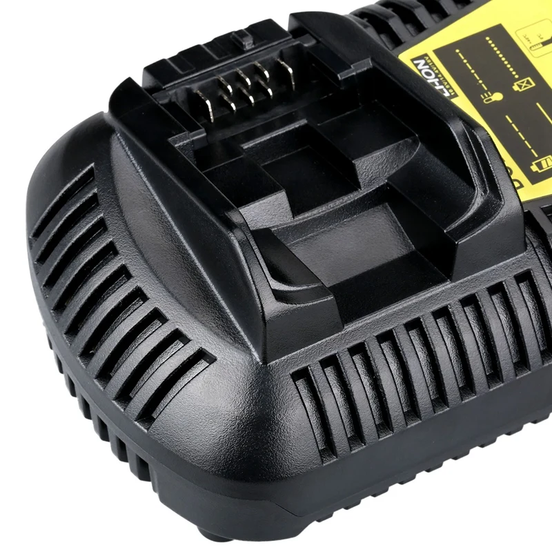 12V Max и 20V Макс литий-ионный Батарея Зарядное устройство 3A для Dewalt 10,8 V 12V 14,4 V 18V 20V Dcb101 Dcb115 Dcb107 Dcb105 Батарея штепсельная вилка европейского стандарта