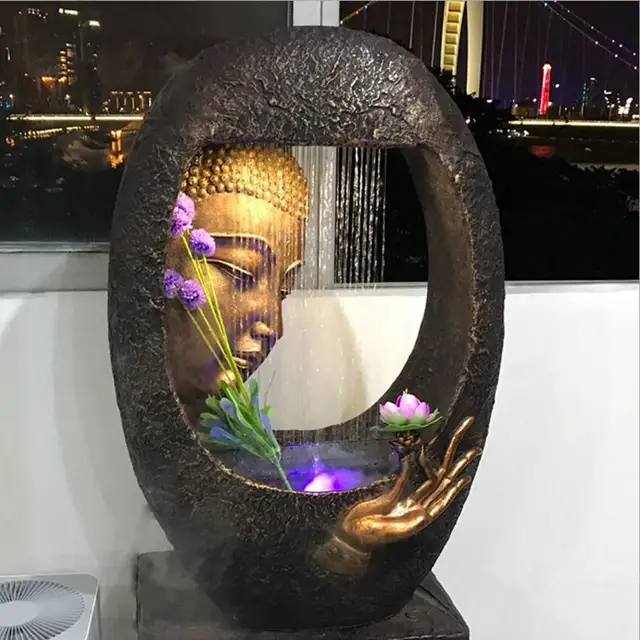 Buddha Brunnen Dekoration Handwerk Luftbefeuchter Gluck Ping Ping