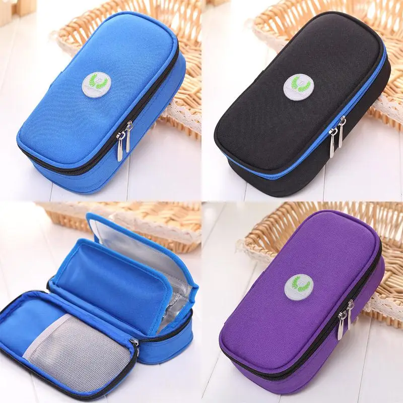 Portable Cooling Bags Diabetic Insulin Ice Pack Cooler Portable Cooling Bags Diabetic Insulin Ice Pack Cooler Protector Supply Punch Injector Wallet Functional Storage In From Home