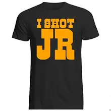 I SHOT JR T-SHIRT ALL SIZES + COLS (Cult TV 80s Not Dallas Dynasty Ewing) Harajuku Tops Fashion Classic Unique free shipping I SHOT JR T-SHIRT ALL SIZES + COLS (Cult TV 80s Not Dallas Dynasty Ewing) Harajuku Tops Fashion Classic Unique free shipping